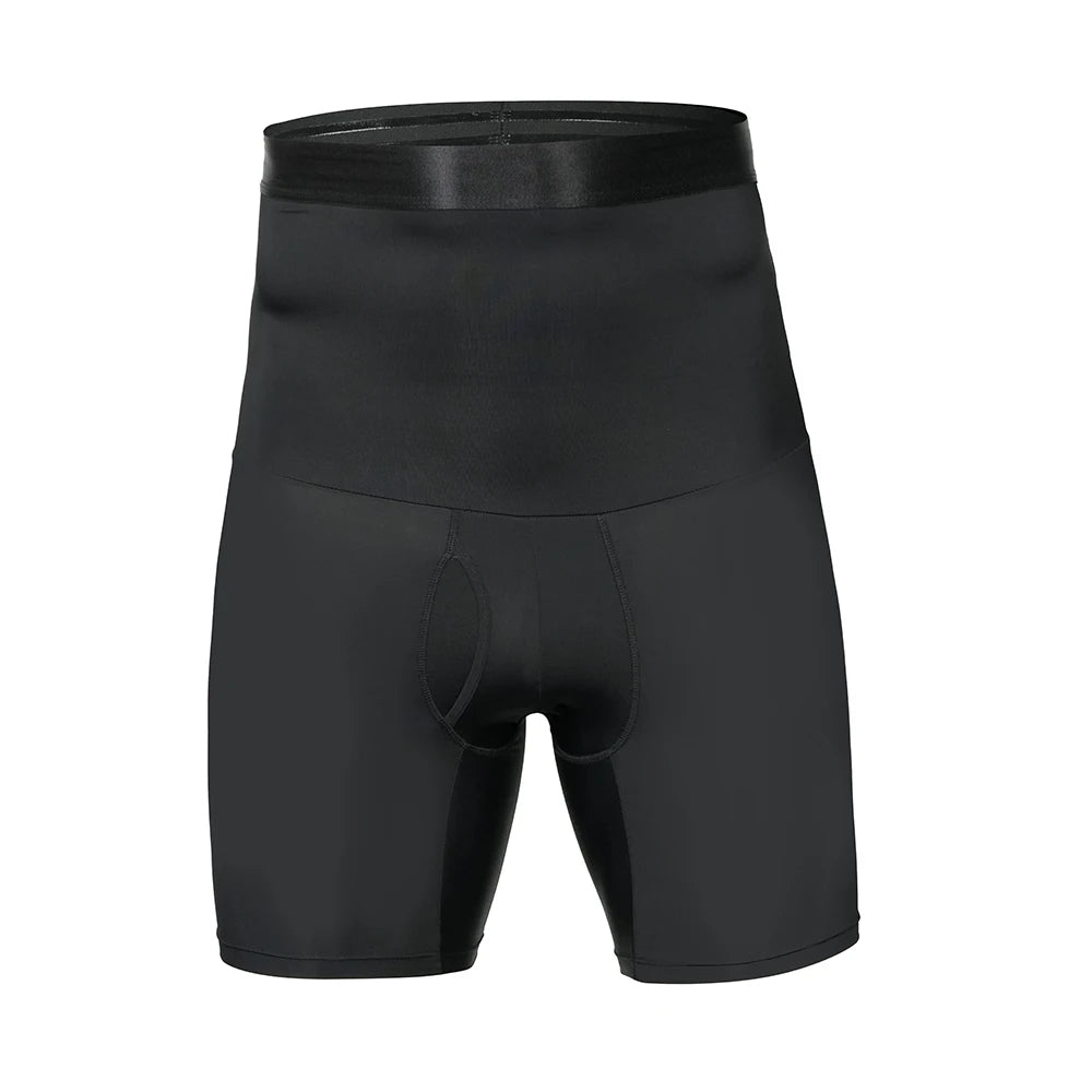 Men's High-Waist Tummy Control Compression Shorts