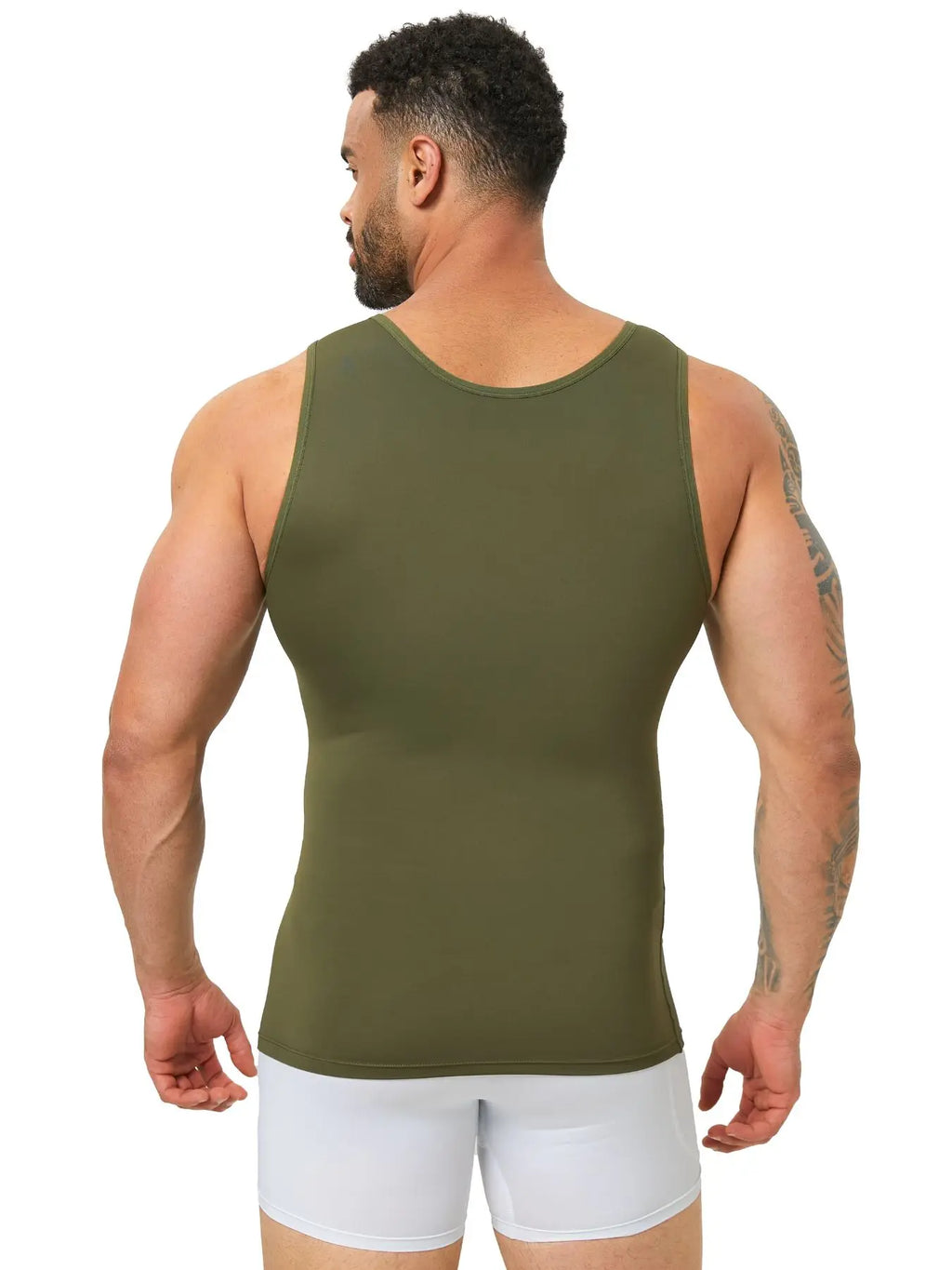 Men's Double-Layer Tummy Control Compression Tank Top
