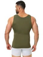 Men's Double-Layer Tummy Control Compression Tank Top