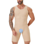 Men's Full Body Shaper Bodysuit with Tummy Control, Chest Slimming & Butt Lift