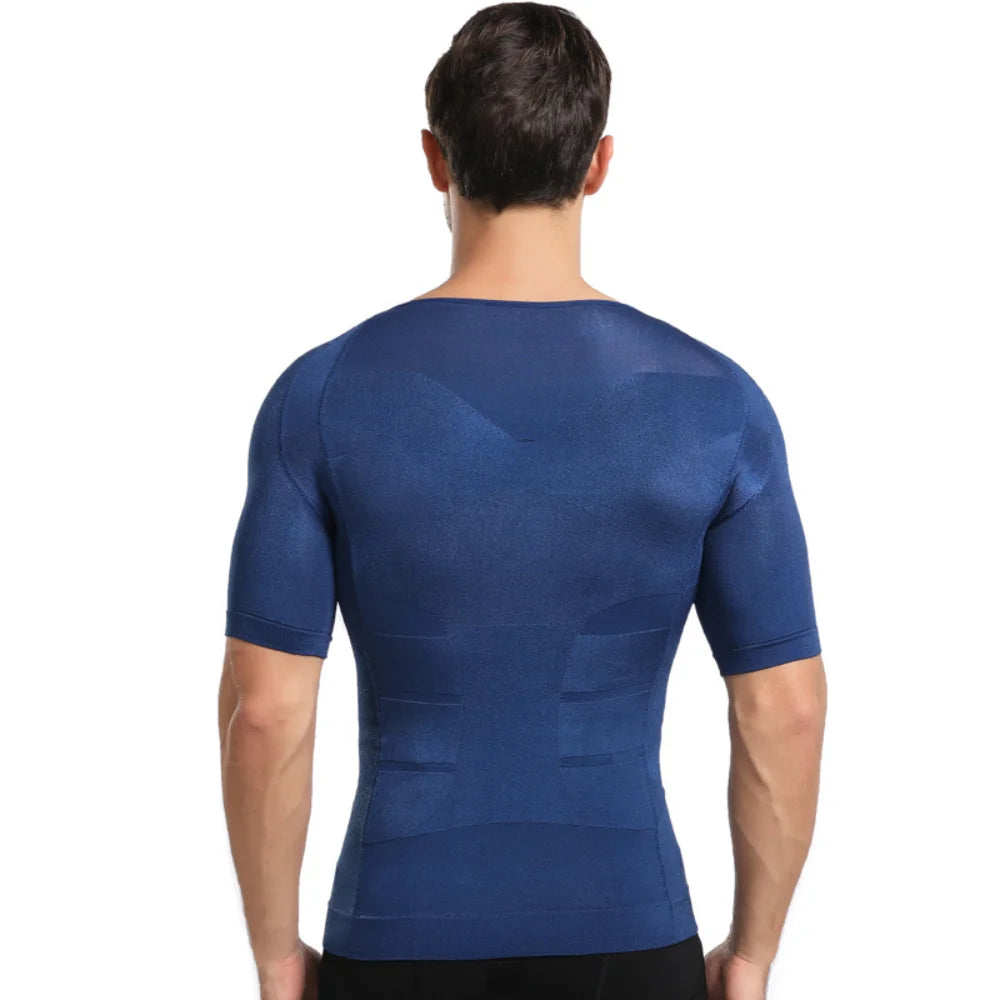 Men's Chest and Tummy Control Compression Shirt