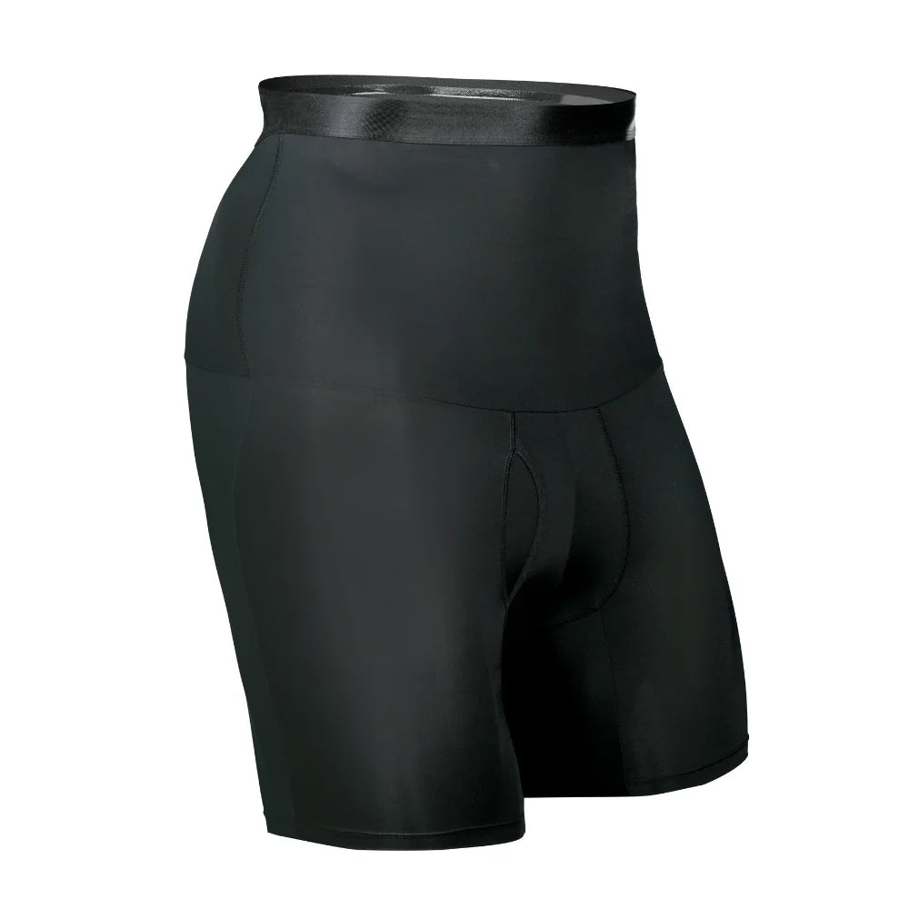 Men's High-Waist Tummy Control Compression Shorts