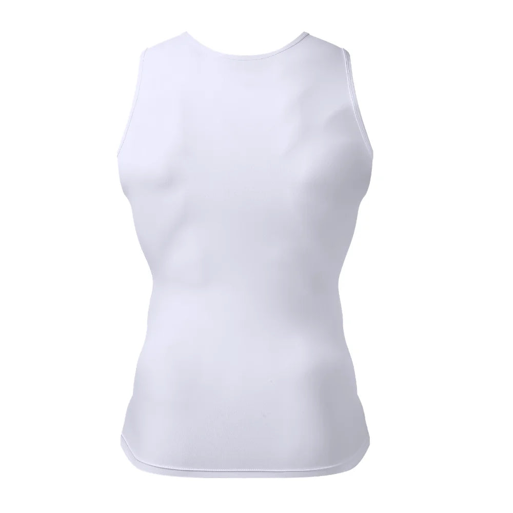 Men's V-Neck Tummy Control Compression Tank