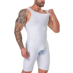 Men's Full Body Shaper Bodysuit with Tummy Control, Chest Slimming & Butt Lift