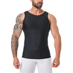 Men's Double-Layer Tummy Control Compression Tank Top
