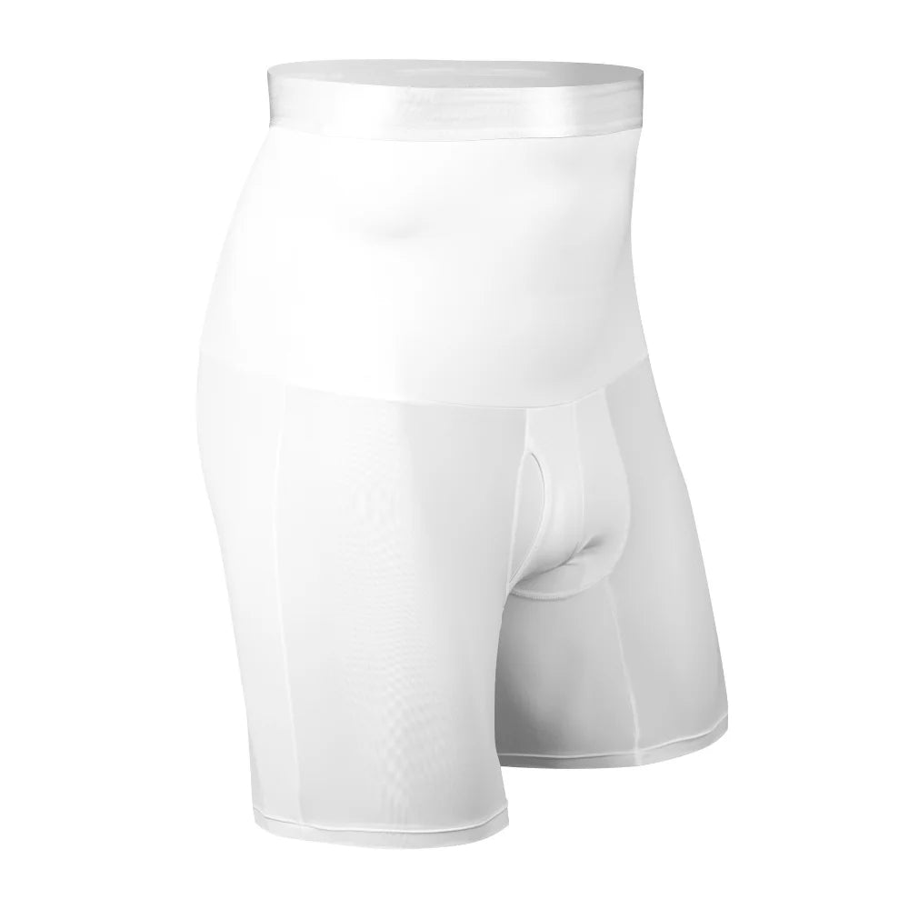 Men's High-Waist Tummy Control Compression Shorts