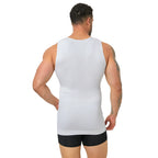 Men's Seamless Compression Tank Top with Chest & Tummy Control