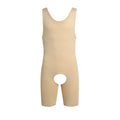 Men's Seamless Full-Body Shaper Bodysuit with Tummy Control