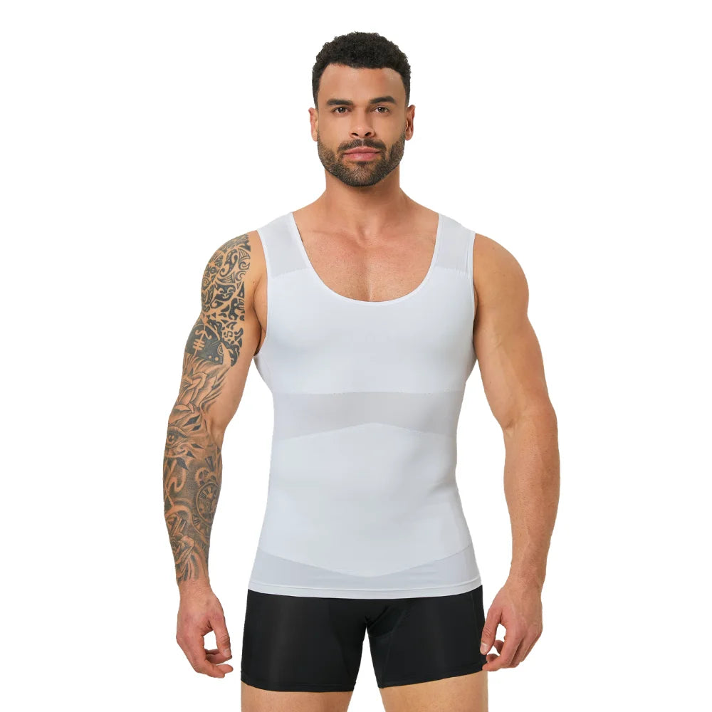 Men's Tummy Control Compression Tank Top