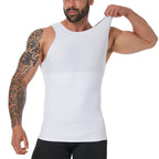 Men's Double-Layer Tummy Control Compression Tank Top