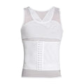 Men's 2-in-1 Waist Trainer Compression Tank with Hooks