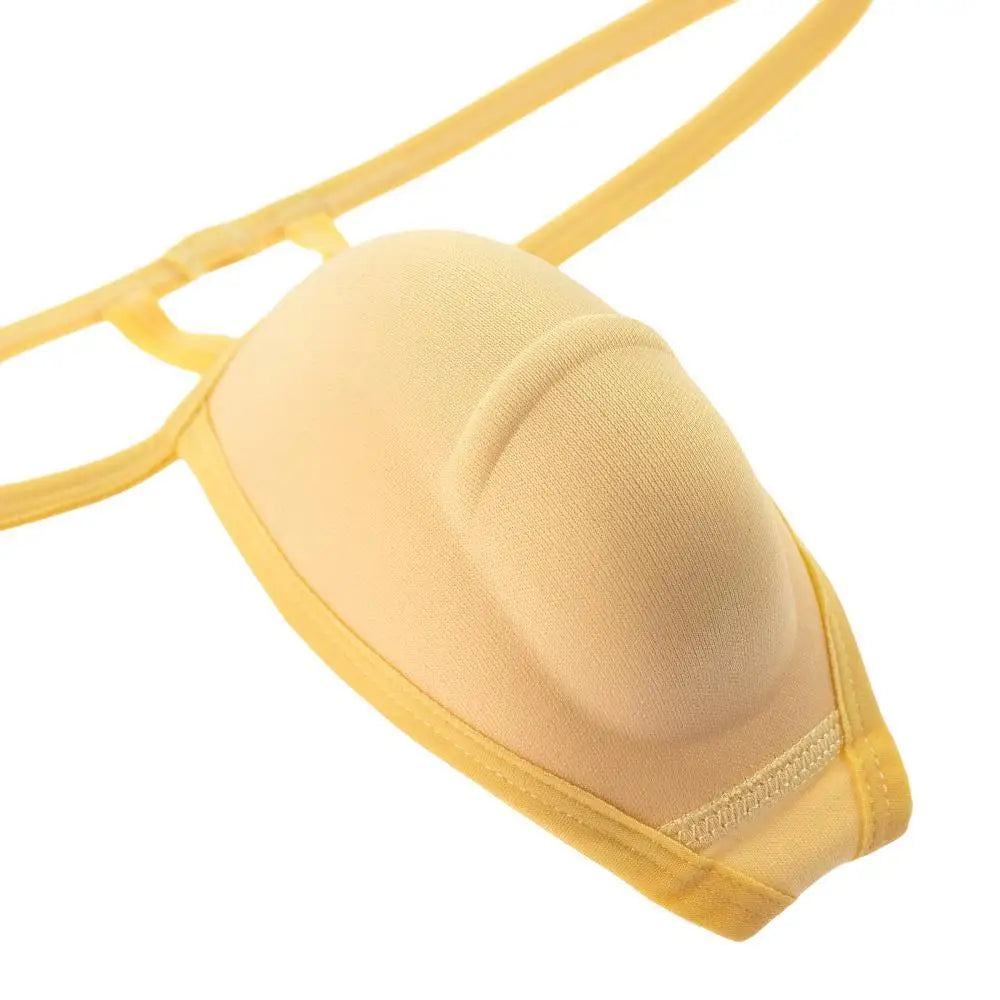 Men's Low-Rise Padded Thong Underwear