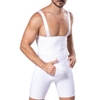 Men's Tummy Control Compression Boxer Shorts with Adjustable Straps