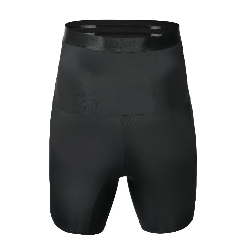 Men's High-Waist Tummy Control Compression Shorts