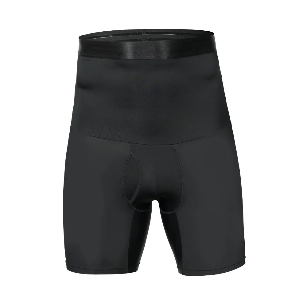 Men's High-Waist Tummy Control Compression Shorts
