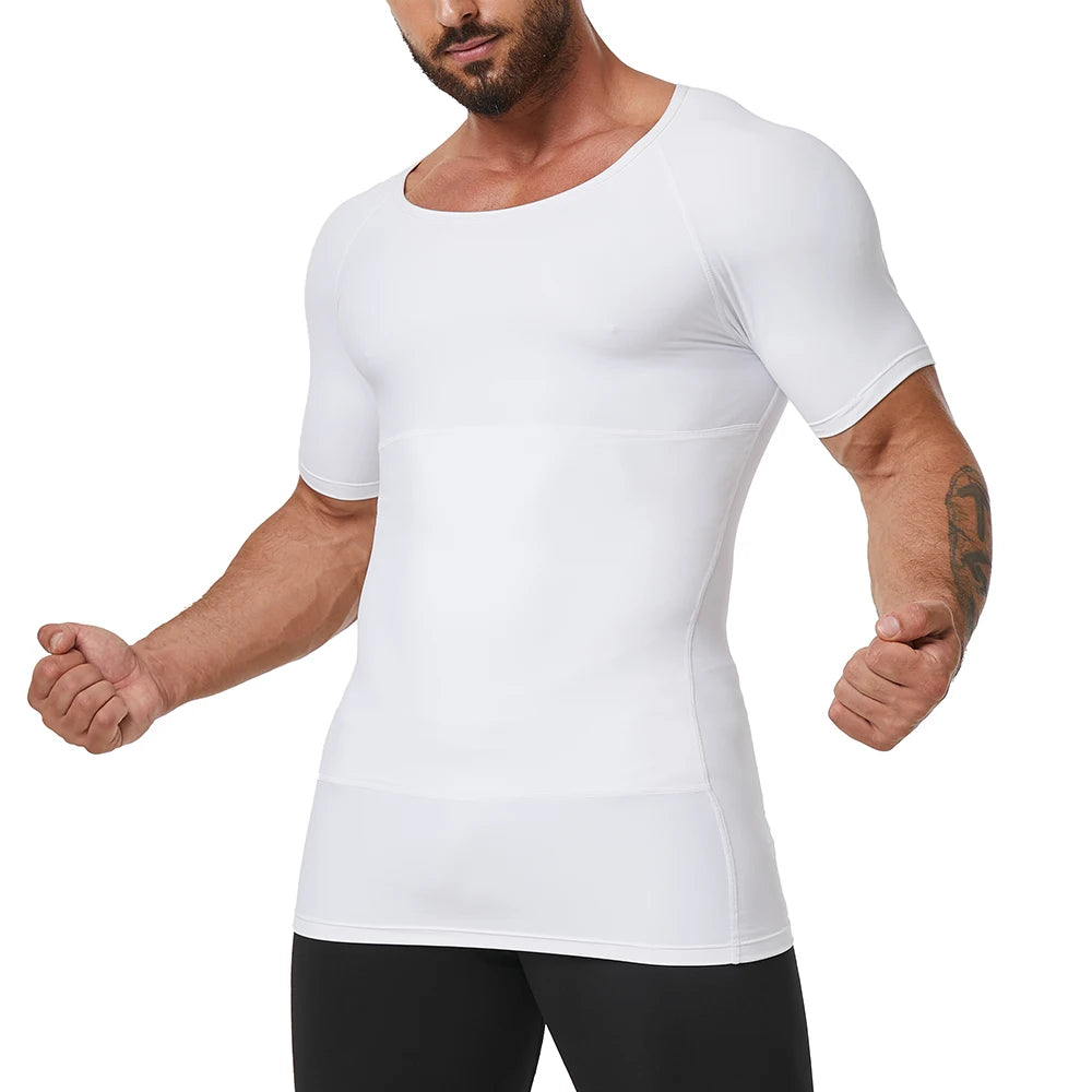 Men's Tummy Control Compression Tank Top Undershirt