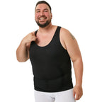 Men's Slimming Compression Tank Top with Tummy Control & Waist Trainer