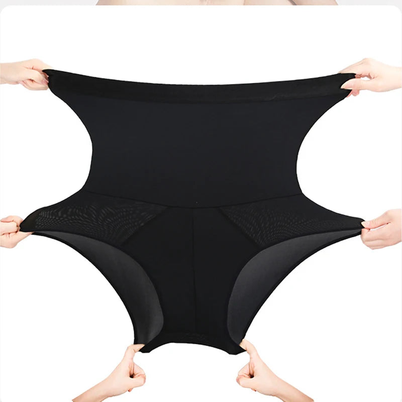 Men's High-Waist Compression Boxer Briefs with Tummy Control