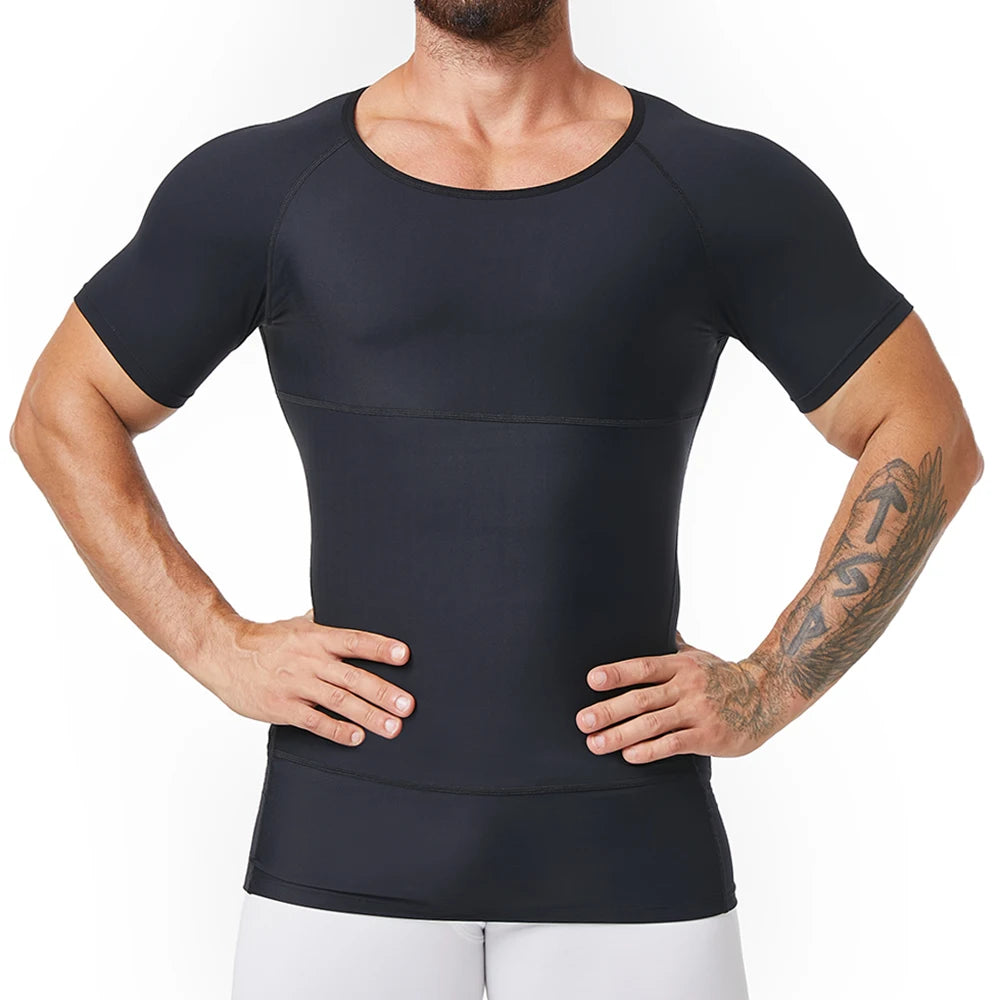 Men's Tummy Control Compression Tank Top Undershirt