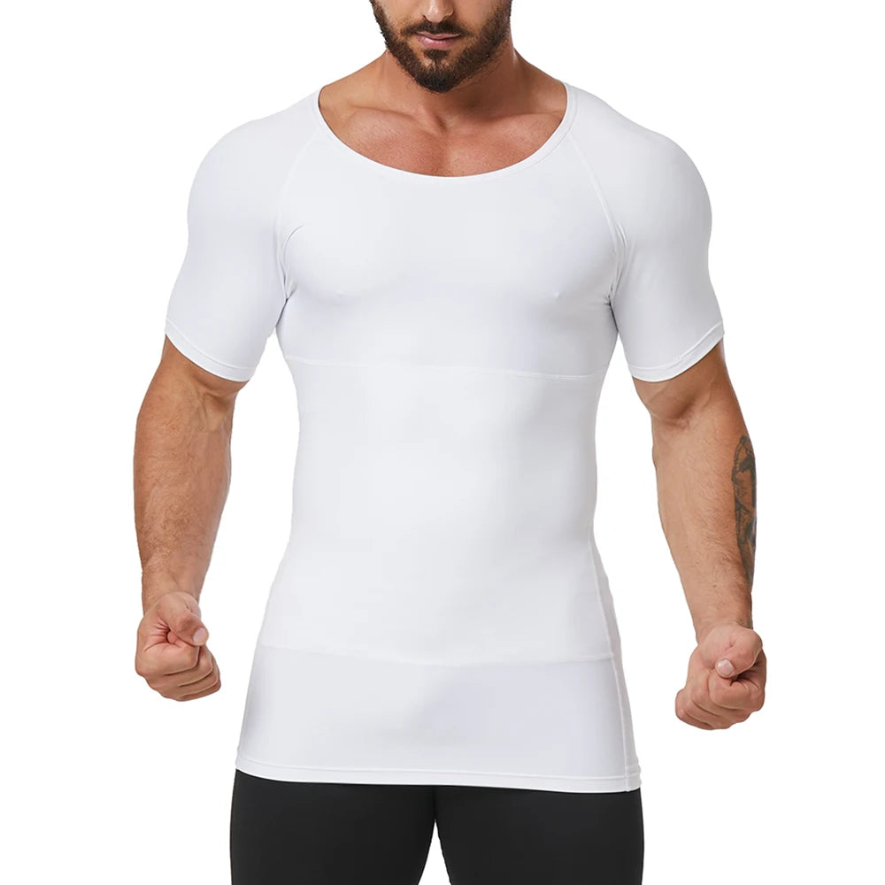 Men's Tummy Control Compression Tank Top Undershirt