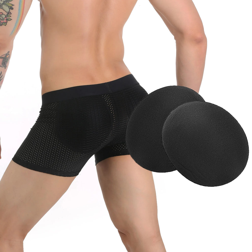 Removable Hip & Butt Enhancer Pads for Men's Shapewear (1 Pair)