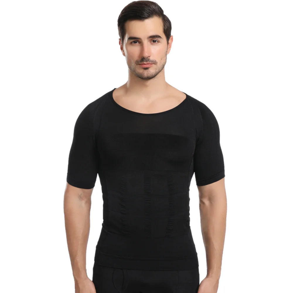 Men's Chest and Tummy Control Compression Shirt