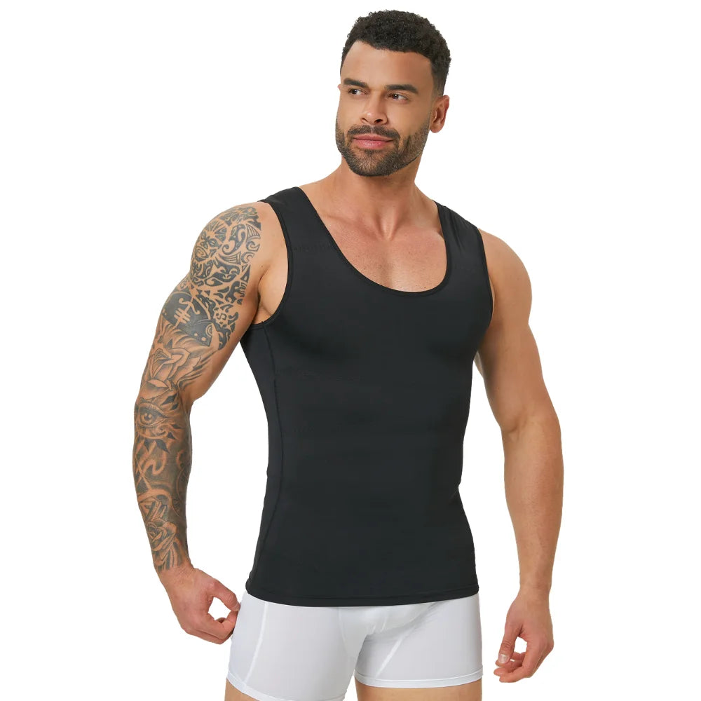 Men's Tummy Control Compression Tank Top