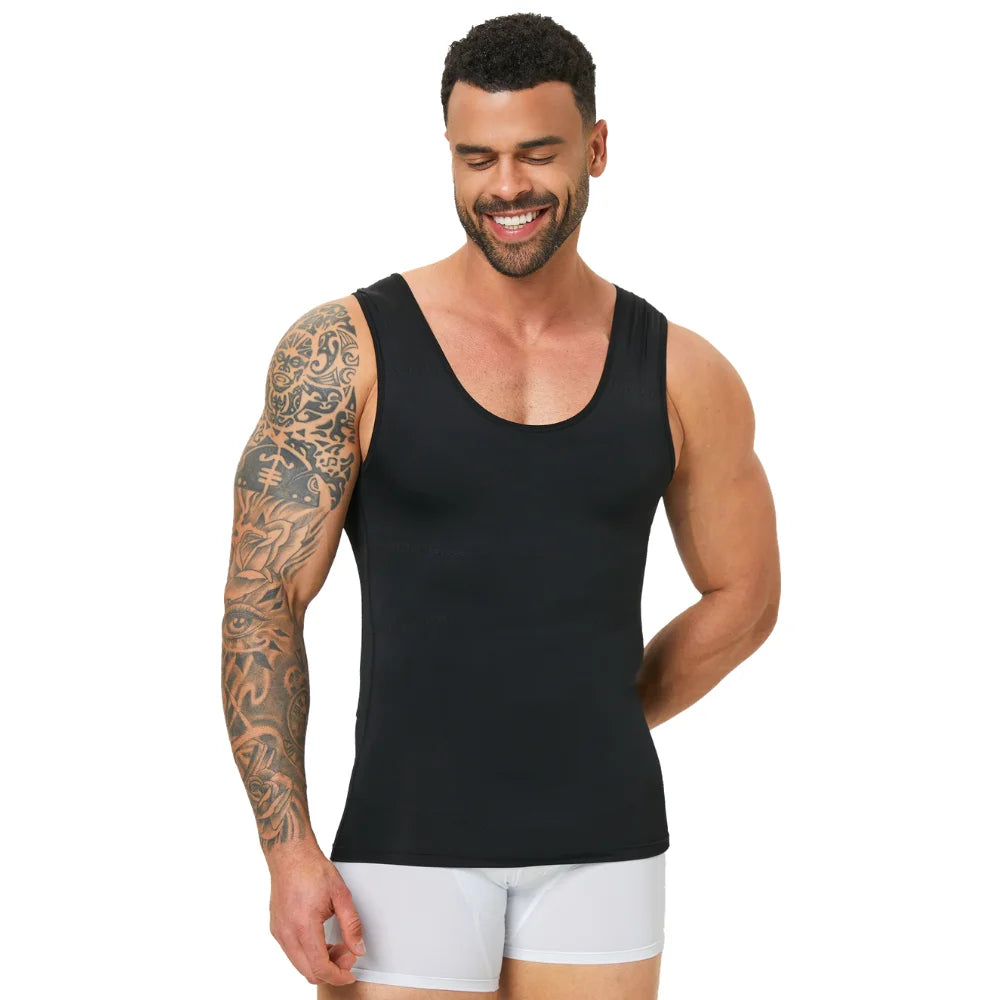 Men's Tummy Control Compression Tank Top