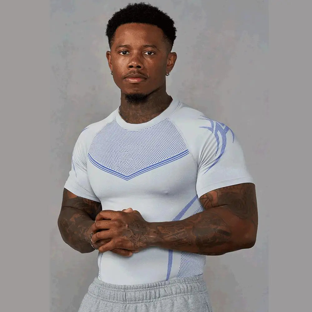 Men's Quick-Dry Short-Sleeve Compression Shirt